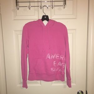 Pink American Eagle Hoodie